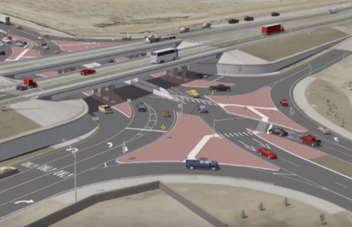 Texas DOT highlights the benefits of new diverging diamond interchange ...