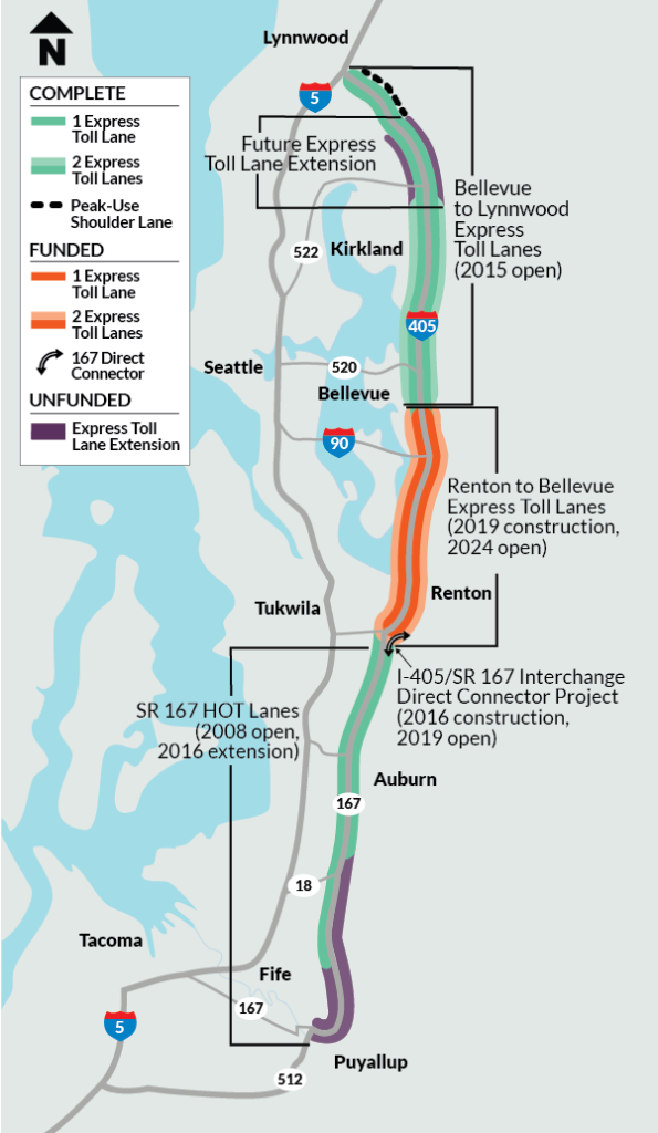 Washington State kicks off I-405 widening and Express Lanes project  Traffic Technology Today