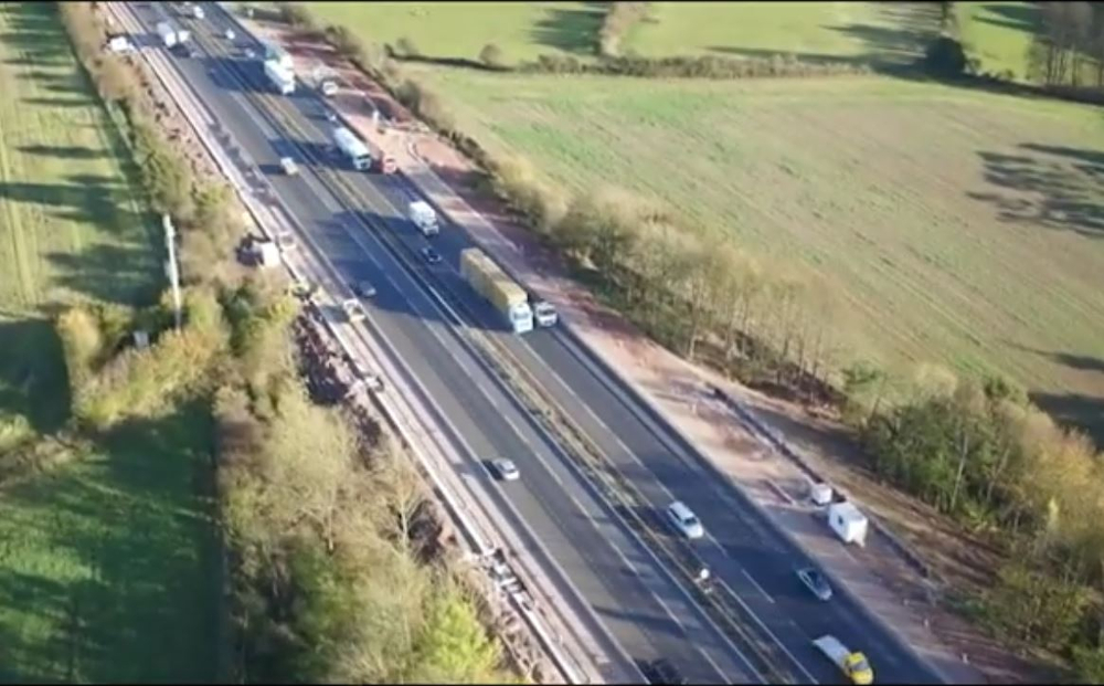 Highways England Using Drones To Monitor Progress On Major Road Schemes 