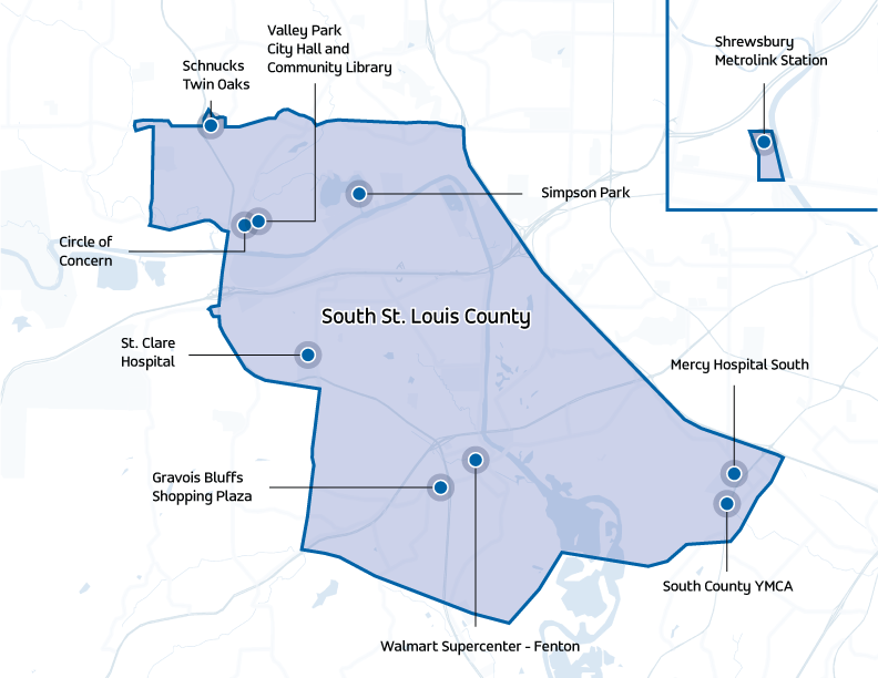 Map Of South St Louis Covid-19: St Louis Gets Its First On-Demand Public Transit Service |  Traffic Technology Today