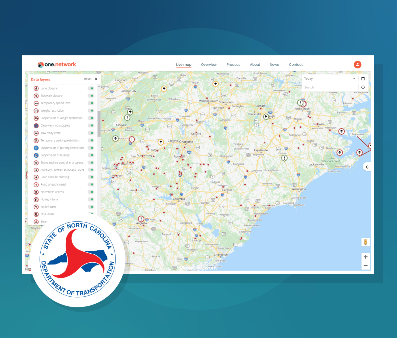 Ncdot Traffic Volume Maps North Carolina Dot Launches First Statewide Work-Zone Data Exchange |  Traffic Technology Today